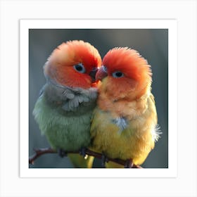 Lovebirds 4 Art Print