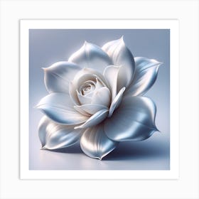 White Flower 6 Art Print