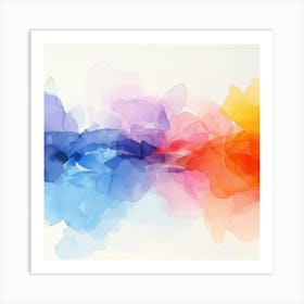 Abstract Watercolor Painting 12 Art Print