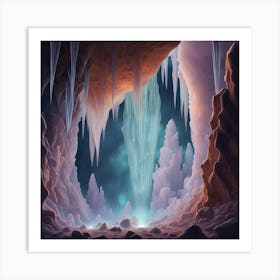 Ice Cave Art Print