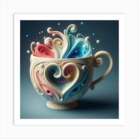 Tea Art 347 Art Print