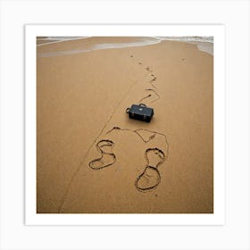 Travelers Traces Seek Out Traces Left Behind By Travelers A Discarded Map A Forgotten Suitcase Or Ev 2141423664 Art Print