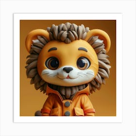 Baby Lion Art Print