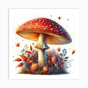 Fly agaric 2 Art Print