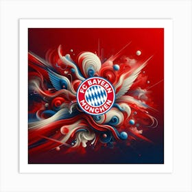 FC Bayern München Logo Wall Art 13 Art Print