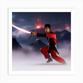 Kung Fu Master Art Print