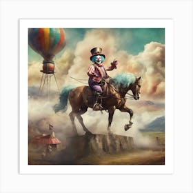 Sureality - Wrong Turn In Clown Town Art Print