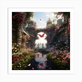 Surreal Love Garden By Csaba Fikker 4 Art Print