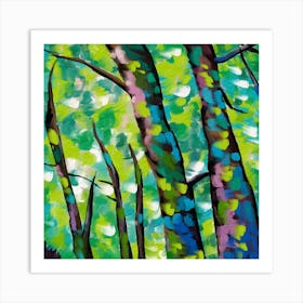 Green Forest Art Print