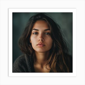 Portrait Of A Young Woman 2 Art Print