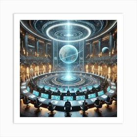 Celestial Senate Converted Art Print