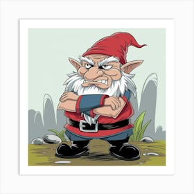 Gnome Art Print