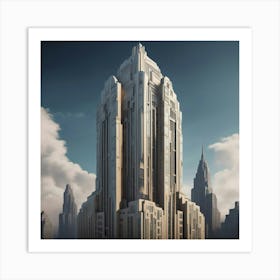 Futuristic Skyscraper 3 Art Print