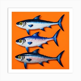 Three Sardines 1 Art Print