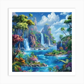 Tropical Jungle Art Print