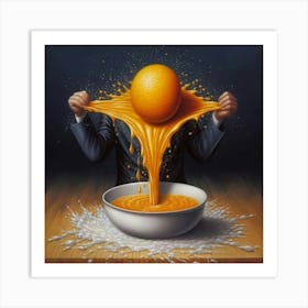 Orange Juice Art Print