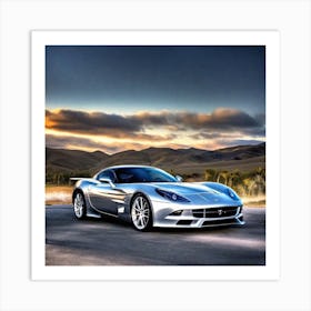 Ferrari F12 California Art Print