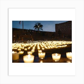 Candlelight Vigil Art Print