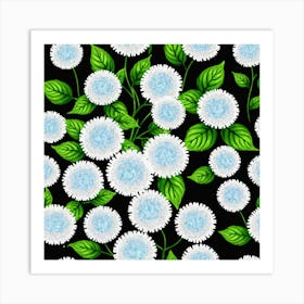 Chrysanthemums Art Print