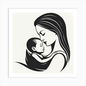 Mother And Child Art Print