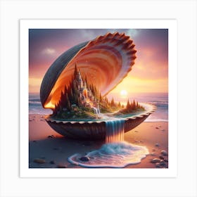 Castle In A Shell Art Print