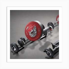 Dumbbells Art Print