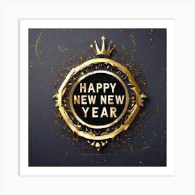 Happy New Year 77 Art Print