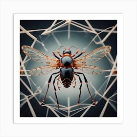 Microscopic Insects Art Print