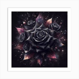 Black Roses 1 Art Print