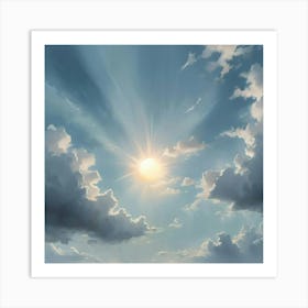 Cloudy Sky 1 Art Print