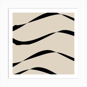 Wavy Lines Art Print