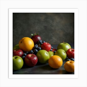 Bunch Of Fruit 2 Art Print