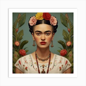 Default Default Vintage Frida Kahlo For Defferent Seasons Aest 0 (2) Art Print