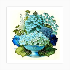 Hydrangeas Art Print