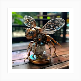 Steampunk Bee Art Print