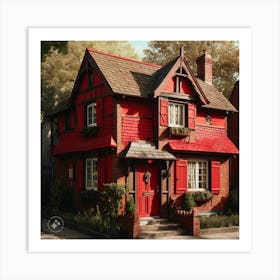 Red House Art Print