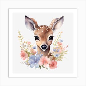 Cute Fawn 11 Art Print