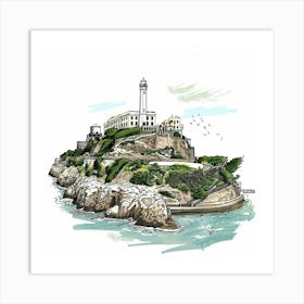 San Francisco Lighthouse Art Print