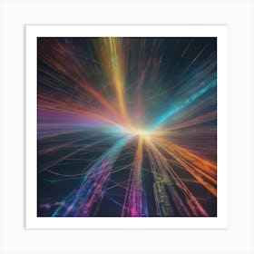 Abstract Space Background 1 Art Print