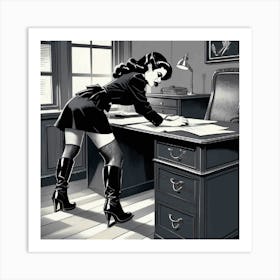 Sexy Lady Art Print