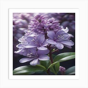 Purple Lilacs 1 Art Print