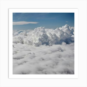 Clouds From An Airplane 3 Art Print