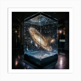 Galaxy In A Glass Case Art Print