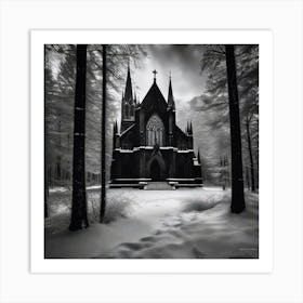 Gothic Church 3 Art Print