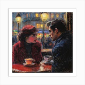 Paris At Night Art Print