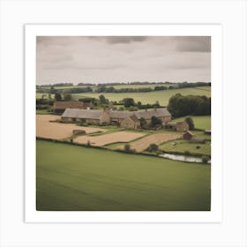 Farm In The Countryside 7 Art Print