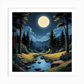 Serenade of the Night Art Print