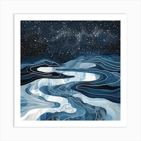 Ice Water Art Print
