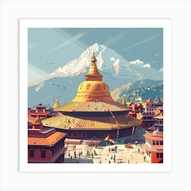 Kathmandu 1 Art Print