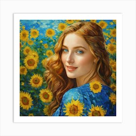 Sunflowersvh Art Print